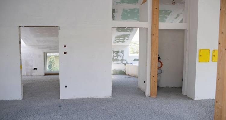two doors unfinished loft conversion