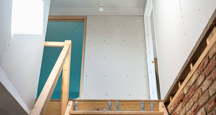 loft comversion stairs green