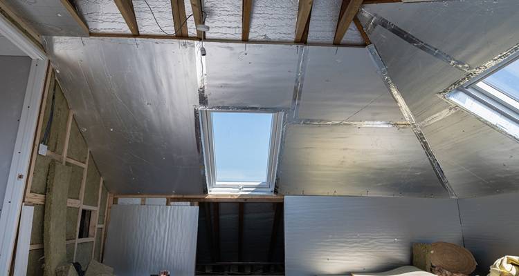 silver insulation loft