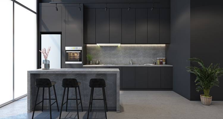 grey kitchen
