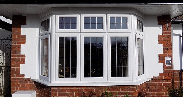 new bay window installed on the front of a UK house