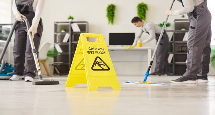 office floor wet sign