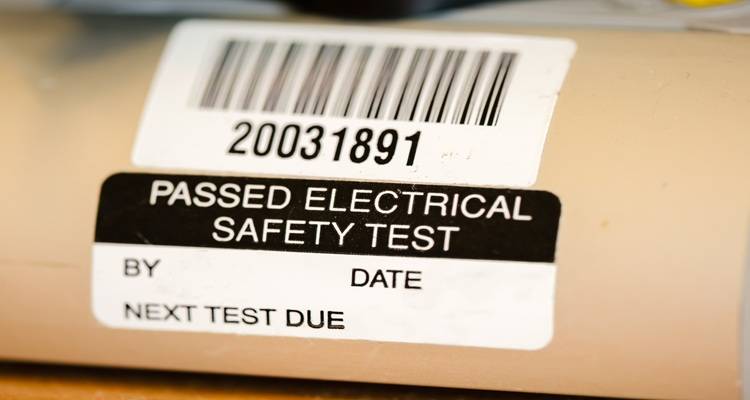 pat testing sticker