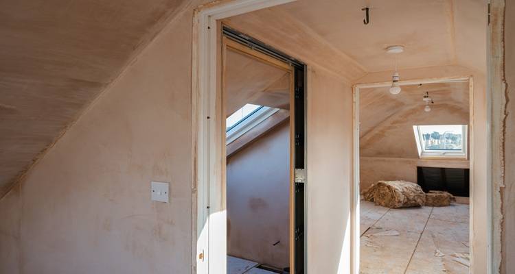 bare walls inteior loft comversion