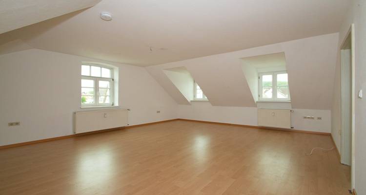 dormer loft interior empty white