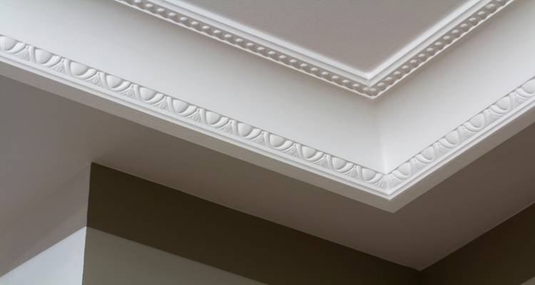 coving beige ceiling