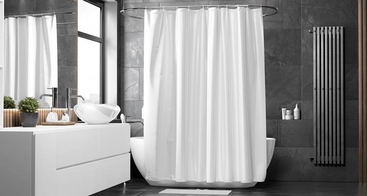new shower curtain