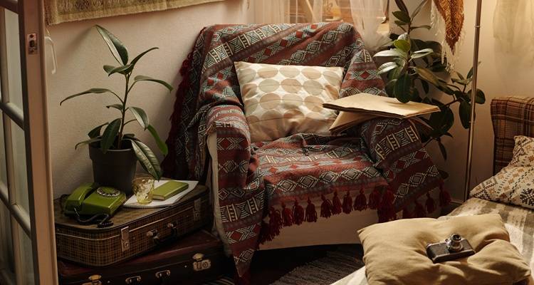 cosy chair in corner