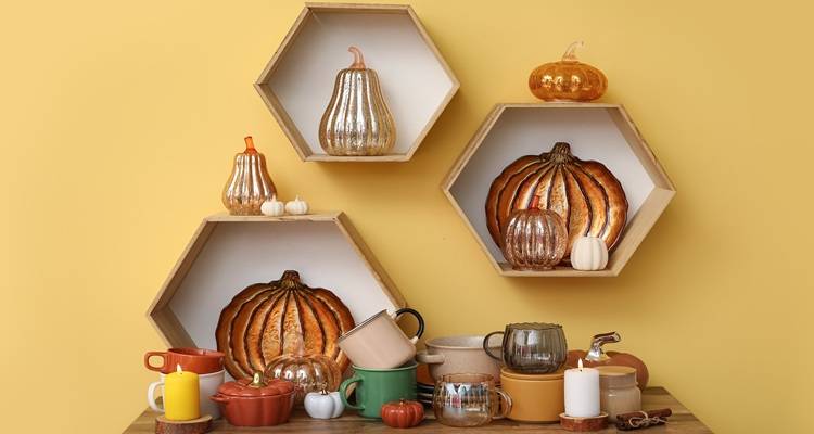 Hexagonal shelves