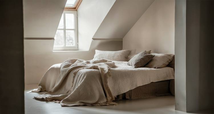 interior of dormer bed