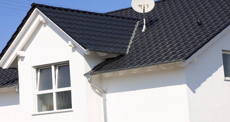 a preformed GRP roof valley