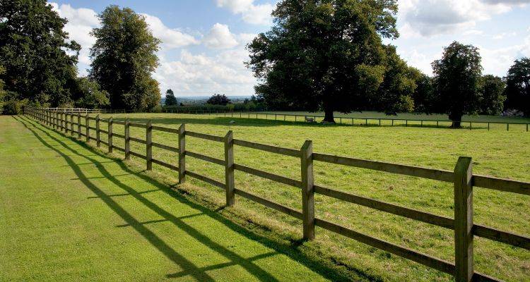 post and rail fence