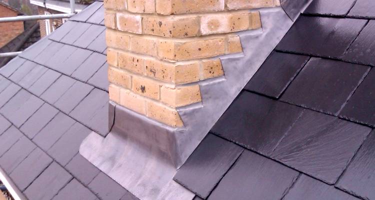 chimney with new leadwork