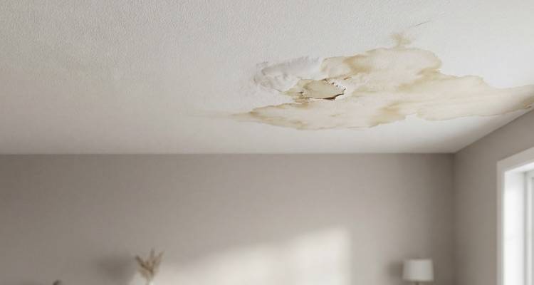 roof leak signs