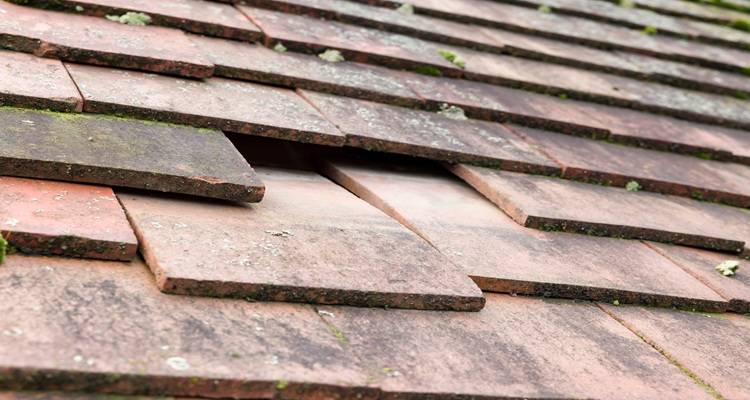 loose red tiles