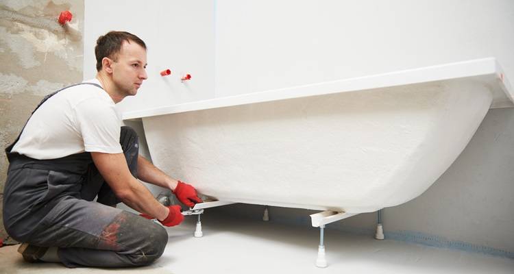 plumber fitting bath