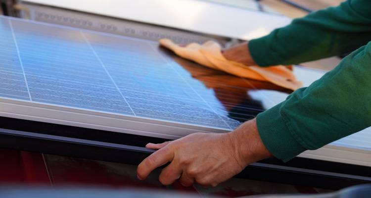 hand cloth solar panel