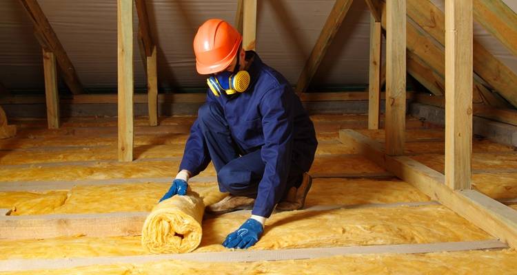 loft being insulated
