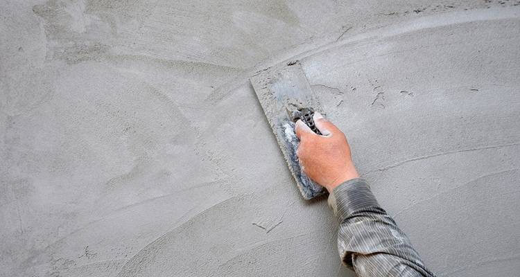 hand plastering
