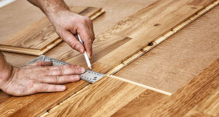 engineered wood floor installation