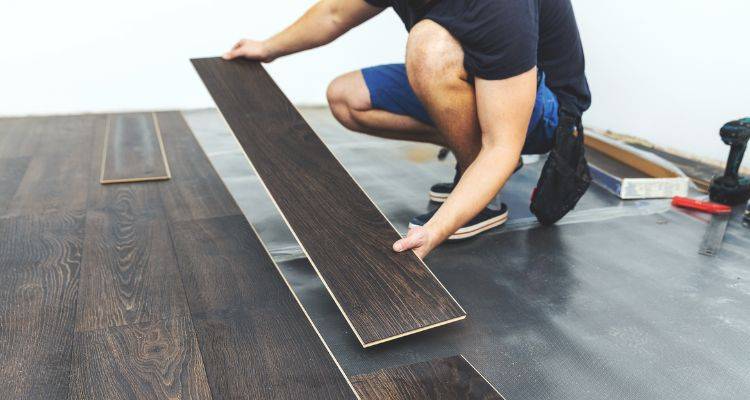 laminate wood effect floor installation