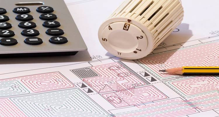 underfloor heating plans rad thermostat