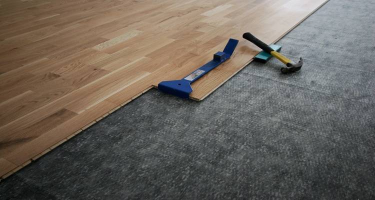 laminate flooring grey underlay
