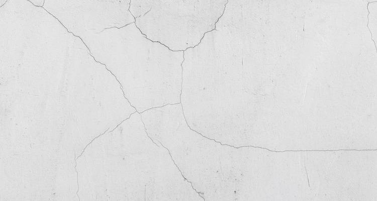 hairline cracks cream wall