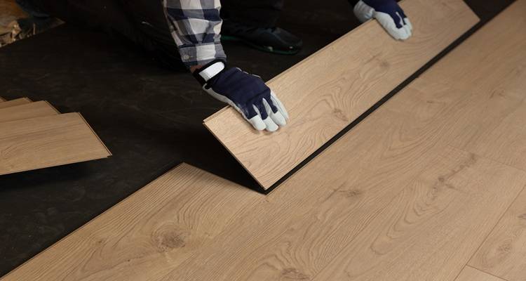 laminate being laid check shirt