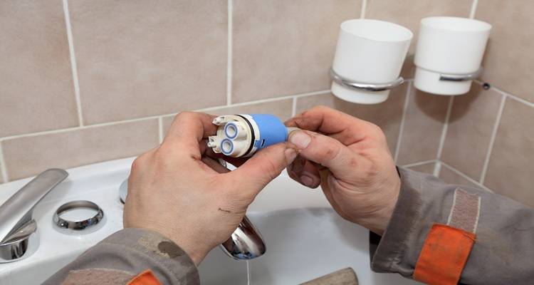 bathroom tap cartridge repair